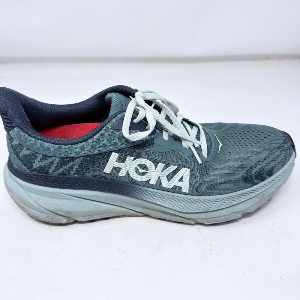 HOKA One One Challenger ATR 7 Mens 10.5 D Trail Running Shoes Gray Blue 1134497 - Picture 10 of 14